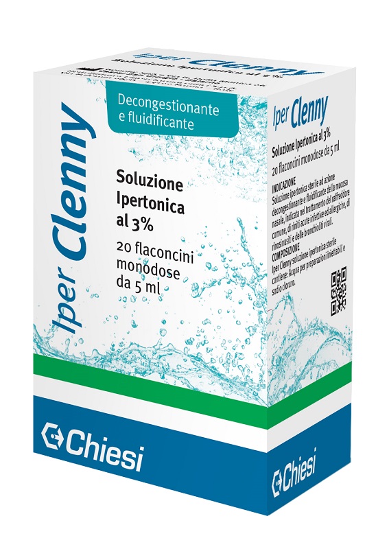 IPER CLENNY SOLUZIONE IPERTONICA MONODOSE 20 FLACONI 2 ML - farmasconti.eu