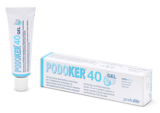 PODOKER 40 GEL AZIONE CHERATOLITICA TUBO DA 30 ML CON APPLICATORE - farmasconti.eu