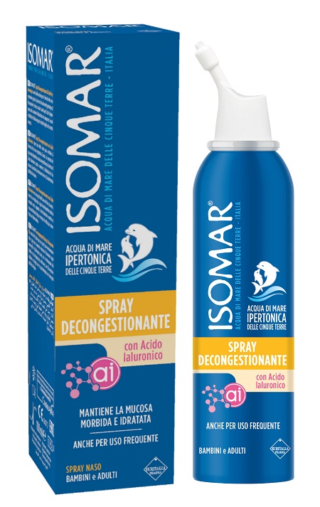 ISOMAR SPRAY DECONGESTIONANTE ACIDO IALURONICO 100 ML - farmasconti.eu