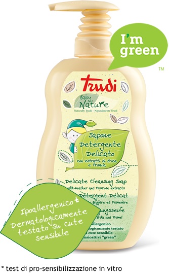 TRUDI BABY NATURE SAPONE DETERGENTE DELICATO 400 ML - farmasconti.eu