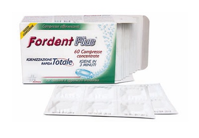 FORDENT PLUS 60 COMPRESSE CONCENTRATE PER DENTIERE E APPARECCHI ORTODONTICI - farmasconti.eu