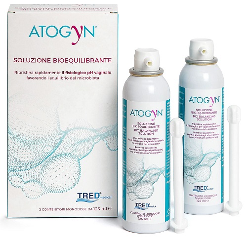 ATOGYN DISPOSITIVO IGIENE VAGINALE E RIPRISTINO PH FISIOLOGICO BAG ON VALVE 2 PEZZI DA 125ML - farmasconti.eu