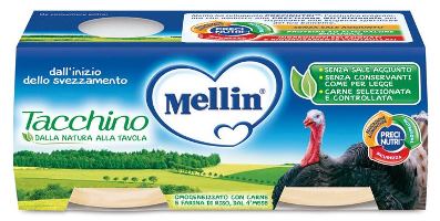 MELLIN OMOGENEIZZATO TACCHINO 2 X 80 G - farmasconti.eu