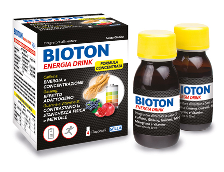 BIOTON ENERGIA DRINK 4 FLACONCINI X 50 ML - farmasconti.eu