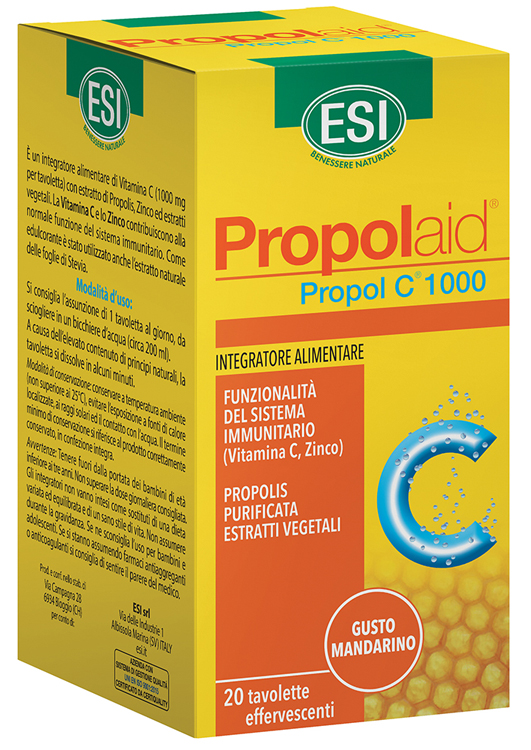 ESI PROPOLAID C 1000 20 TAVOLETTE EFFERVESCENTI - farmasconti.eu