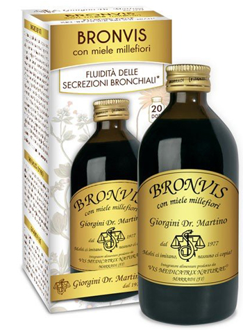 BRONVIS CON MIELE MILLEFIORI 200 ML - farmasconti.eu