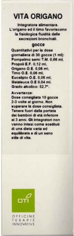 VITA ORIGANO GOCCE 30ML - farmasconti.eu
