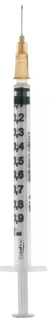 SIRINGA PER INSULINA EXTRAFINE TUB 1ML 100 UI AGO REMOVIBILE 26 GAUGE 0,45X12 MM 1 PEZZO - farmasconti.eu