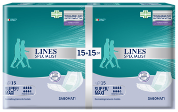 LINES SPECIALIST SAGOMATO MAXI 30 PEZZI - farmasconti.eu