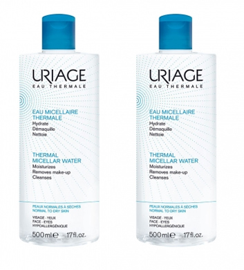 URIAGE EAU MICELLARE PER PELLI NORMALI/SECCHE 1+1 - farmasconti.eu