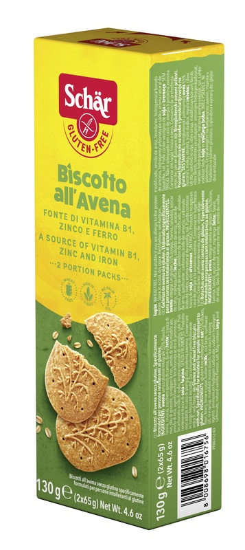 SCHAR BISCOTTI ALL'AVENA 2 BUSTE DA 65 G - farmasconti.eu