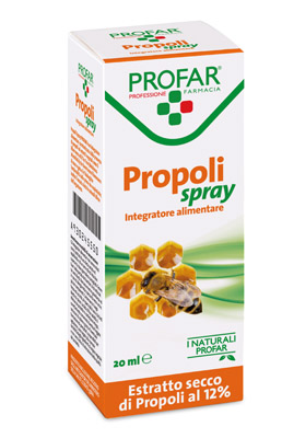 PROPOLI SPRAY ESTRATTO SECCO 12% 20 ML PROFAR - farmasconti.eu