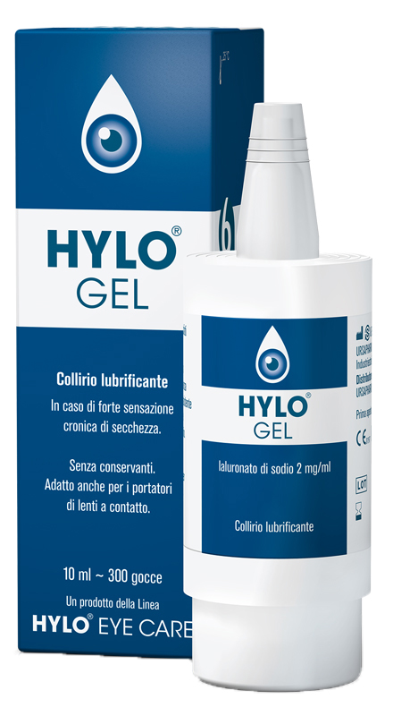 HYLO-GEL COLLIRIO LUBRIFICANTE ACIDO IALURONICO 0,2% 10 ML - farmasconti.eu
