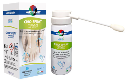 CRIO SPRAY VERRUCHE MASTER-AID FOOTCARE 50 ML E1 - farmasconti.eu