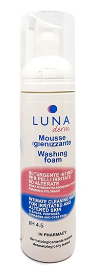 LUNADERM MOUSSE IGIENIZZANTE DETERGENTE INTIMO PELLI IRRITATE ED ALTERATE 150 ML - farmasconti.eu