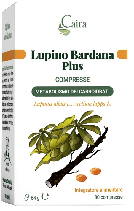 CAIRA LUPINO BARDANA PLUS 80 COMPRESSE DA 0,8 G - farmasconti.eu