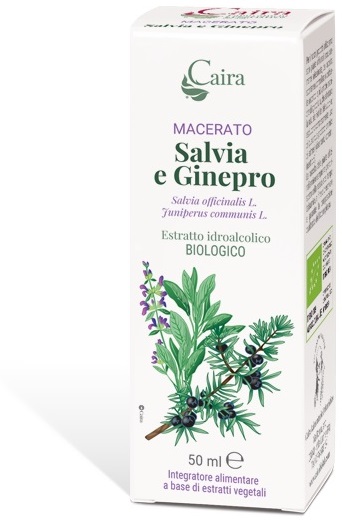 CAIRA SALVIA E GINEPRO MACERATO IDROALCOLICO BIO GOCCE 50 ML - farmasconti.eu