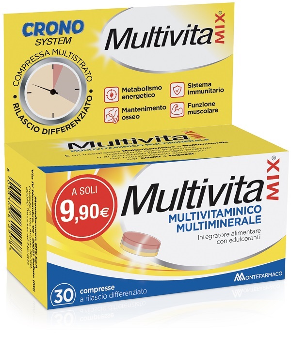 MULTIVITAMIX CRONO 30 COMPRESSE - farmasconti.eu