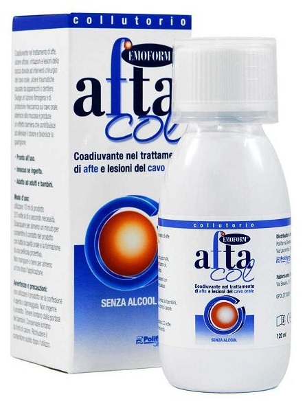 AFTACOL EMOFORM COLLUTORIO PER IGIENE DENTALE 120 ML - farmasconti.eu