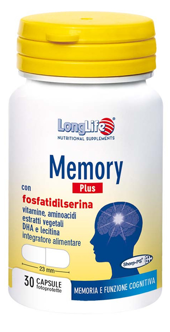 LONGLIFE MEMORY PLUS 30 CAPSULE FOTOPROTETTE - farmasconti.eu
