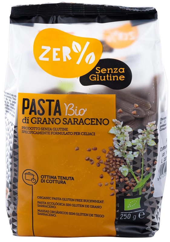 ZERO% GLUTINE PENNE GRANO SARACENO INTEGRALE 250 G - farmasconti.eu