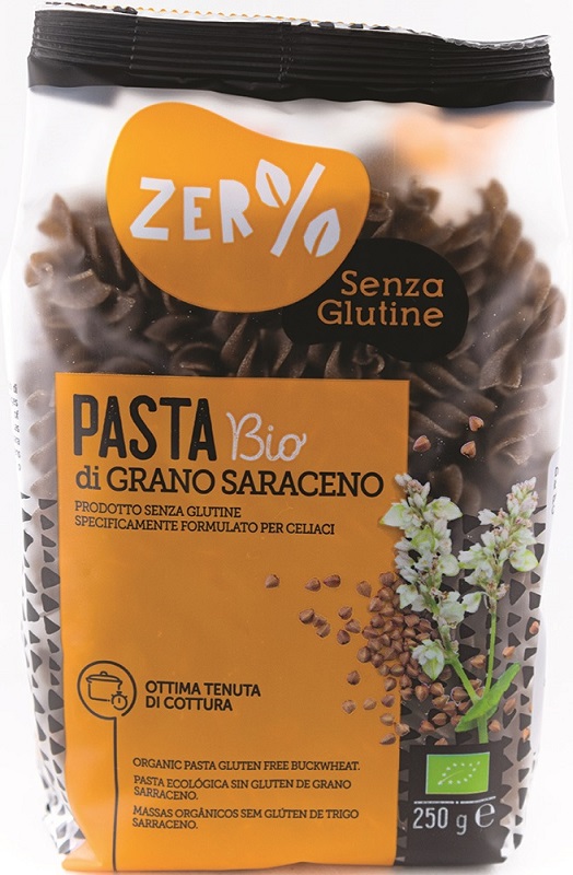 ZERO% GLUTINE FUSILLI GRANO SARACENO INTEGRALE SENZA GLUTINE250 G - farmasconti.eu