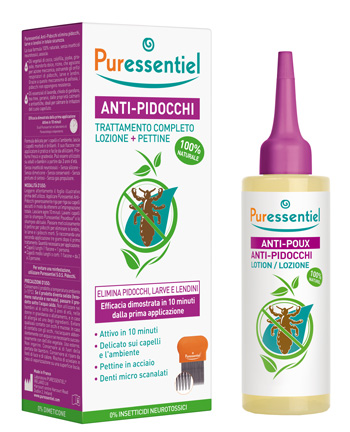 LOZIONE ANTIPIDOCCHI 100 ML + PETTINE PURESSENTIEL - farmasconti.eu