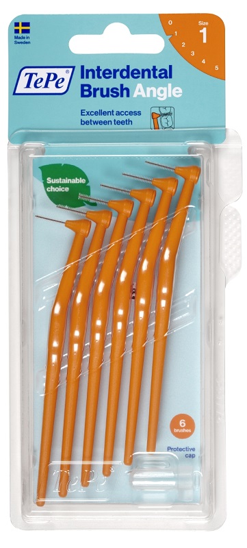 TEPE ANGLE SCOVOLINO ARANCIO 0,45MM 6 PEZZI - farmasconti.eu