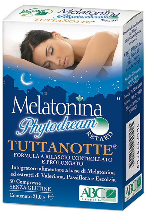 MELATONINA PHYTODREAM TUTTANOTTE RETARD 30 COMPRESSE - farmasconti.eu