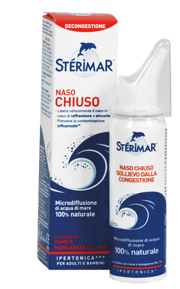 STERIMAR IPERTONICO NASO CHIUSO RAME E MANGANESE SPRAY 50 ML - farmasconti.eu