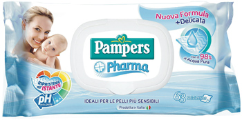 PAMPERS PHARMA SALVIETTE SENS 63 PEZZI - farmasconti.eu