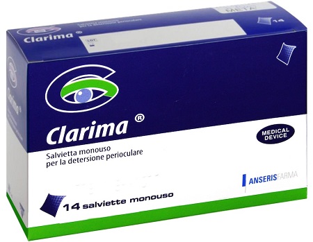 SALVIETTA PERIOCULARE CLARIMA 14 PEZZI - farmasconti.eu