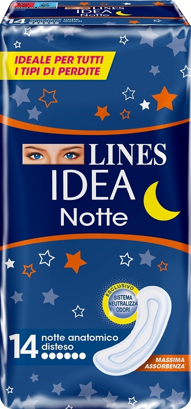 LINES IDEA NOTTE SENZA ALI 14 PEZZI - farmasconti.eu