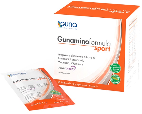 GUNAMINOFORMULA SPORT 42 BUSTE 315 G - farmasconti.eu