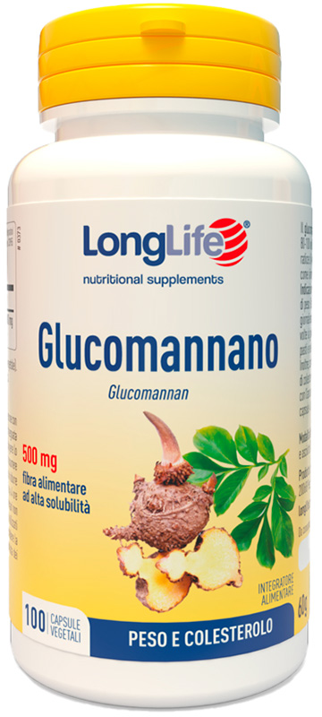 LONGLIFE GLUCOMANNANO 100 CAPSULE VEGETALI - farmasconti.eu