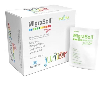 MIGRASOLL JUNIOR ASTUCCIO 30 BUSTE - farmasconti.eu
