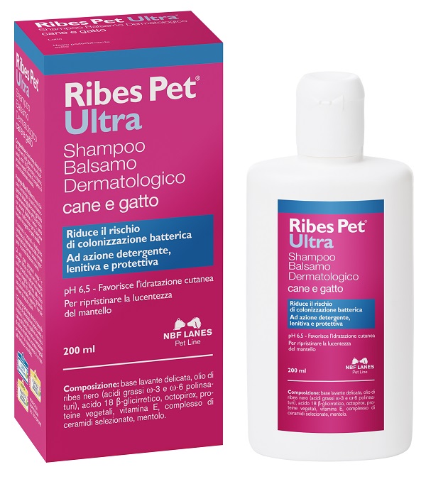 RIBES PET ULTRA SHAMPOO DERMATOLOGICO FLACONE 200 ML - farmasconti.eu