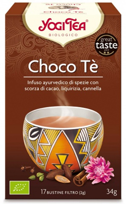 YOGI TEA CHOCO TE' BIOLOGICO 34 G - farmasconti.eu