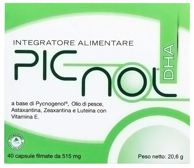 PICNOL DHA 40 CAPSULE 21,11 G - farmasconti.eu