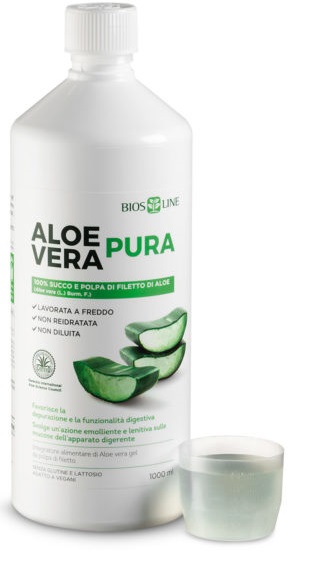 BIOSLINE ALOE VERA SUCCO POLPA 1 LITRO - farmasconti.eu