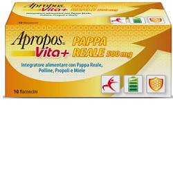 APROPOS VITA+ PAPPA REALE 500 MG 10 FLACONCINI 10 ML - farmasconti.eu