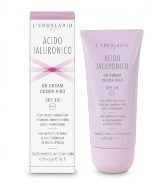 ACIDO IALURONICO BB CREAM CREMA VISO SPF15 TRATTAMENTO UNIFORMANTE ANTIAGE 8 IN 1 50 ML - farmasconti.eu
