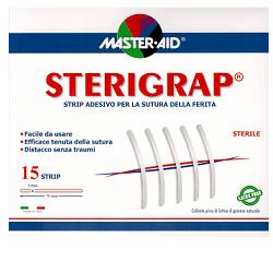 CEROTTO PER SUTURA MASTER-AID STERIGRAP 7,5X0,6 12 PEZZI - farmasconti.eu