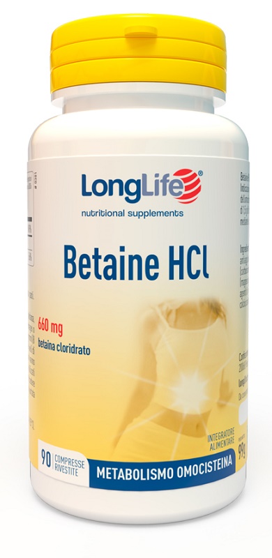 LONGLIFE BETAINE HCL 90 COMPRESSE RIVESTITE - farmasconti.eu