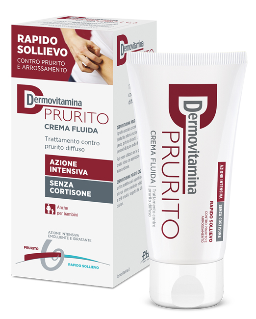 DERMOVITAMINA PRURITO CREMA FLUIDA AZIONE INTENSIVA SENZA CORTISONE 150 ML - farmasconti.eu