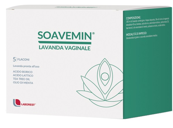 SOAVEMIN LAVANDA VAGINALE 5 FLACONI 100 ML - farmasconti.eu