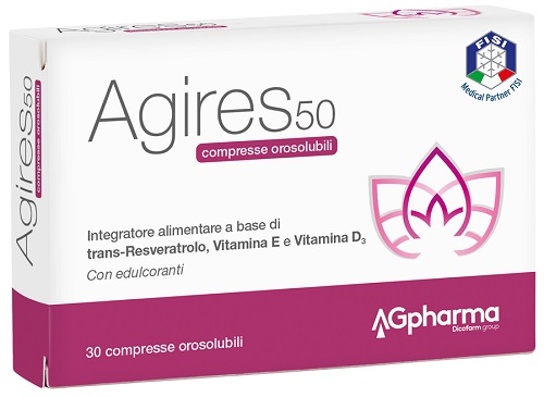 AGIRES 50 30 COMPRESSE OROSOLUBILI SCATOLA 5,4 G - farmasconti.eu