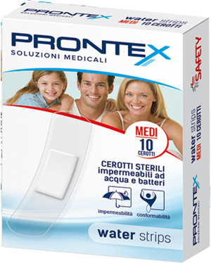 CEROTTO PRONTEX WATER STRIPS MEDIO 10 PEZZI - farmasconti.eu