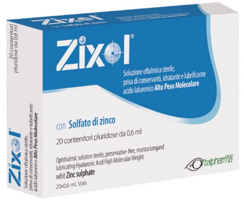 GOCCE OCULARI ZIXOL 20 FLACONCINI 0,6 ML - farmasconti.eu