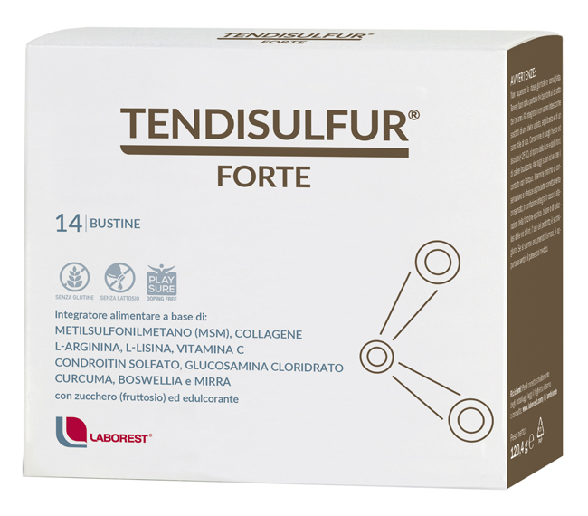 TENDISULFUR FORTE 14 BUSTE 119 G - farmasconti.eu
